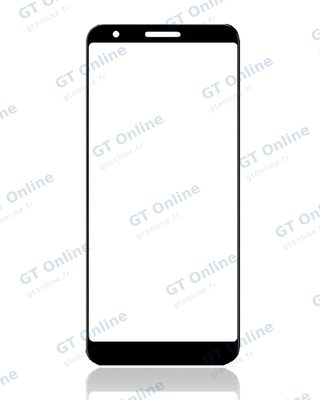Vitre d’écran pour Google Pixel 3a (noir)