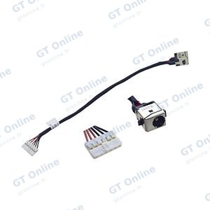 Connecteur Prise d'Alimentation DC Jack (18cm) pour MSI GE70, Asus G551JX/ G551JW/ G551ZU/ G552JX/ G551VW — vue 2
