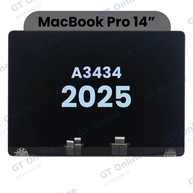 Écran pour Apple MacBook Pro 14" A3434 (2025) (origine, noir sidéral) — Complete écran écran complet (Matte)