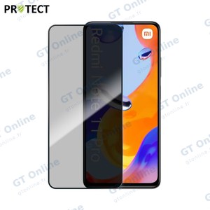 Verre Trempé PRIVACY PROTECT pour Xiaomi Redmi Note 11 Pro 4G/Redmi Note 11 Pro 5G Transparent