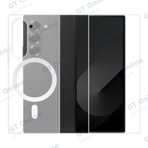 Coque Silicone MagSafe Compatible pour Samsung Galaxy Z Fold 6 5G F956 Transparent