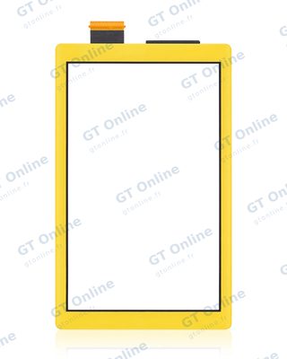 Vitre tactile pour Nintendo Switch Lite (jaune)