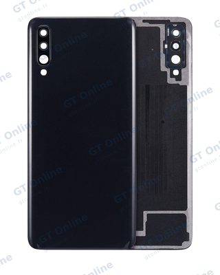 Vitre arrière pour Samsung Galaxy A70 (A705 / 2019) (compatible premium, noir)