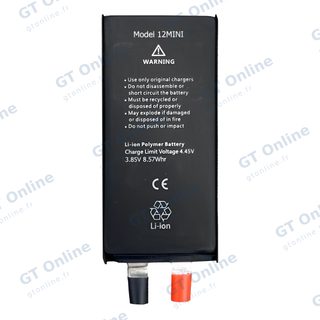 Batterie nue à souder pour Apple iPhone 12 Mini (soudure par points requise, compatible)