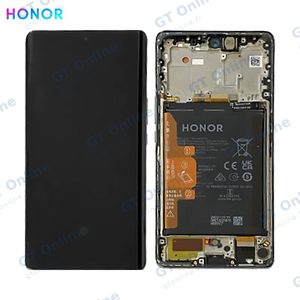 Bloc Écran Complet avec Châssis et Batterie Original Honor Magic 5 Lite 0235AEMY Titanium Silver