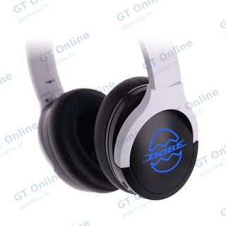 Casque Bluetooth audio gaming avec microphone DOBE TP5-5515 — blanc