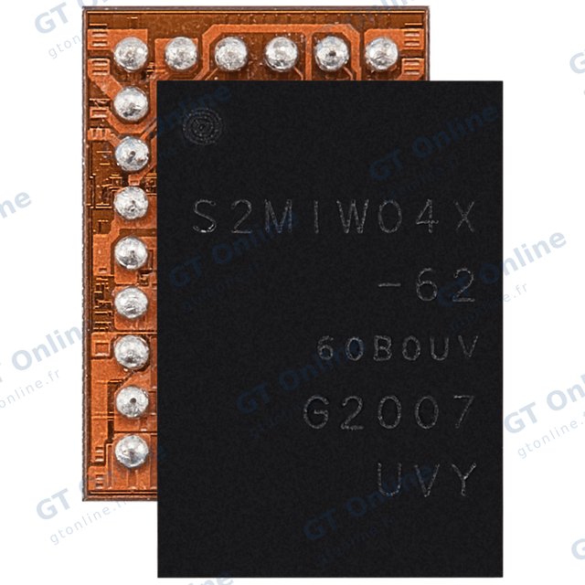 Circuit intégré de charge pour Samsung Galaxy S20 Ultra 5G (S2MIW04X)