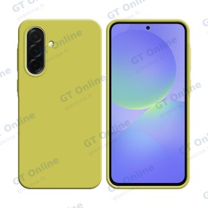 Coque Silicone Compatible pour Samsung Galaxy A36 5G A366/Galaxy A56 5G A566 (#6) Jaune