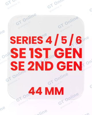 Film OCA pour Apple Watch Series 4 / 5 / 6 / SE (1re / 2e génération) 44 mm (lot de 10)