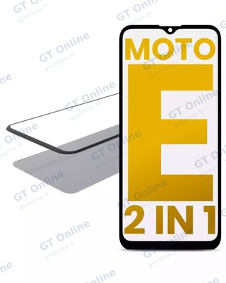 Vitre d’écran avec OCA pour Motorola Moto E (XT2052 / 2020)