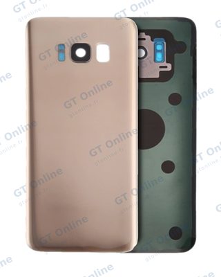 Vitre arrière pour Samsung Galaxy S8 (sans logo, compatible premium, Maple Gold)