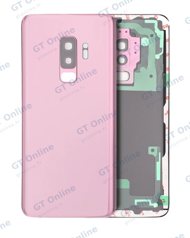 Vitre arrière pour Samsung Galaxy S9 Plus (sans logo, compatible premium, Lilac Purple)
