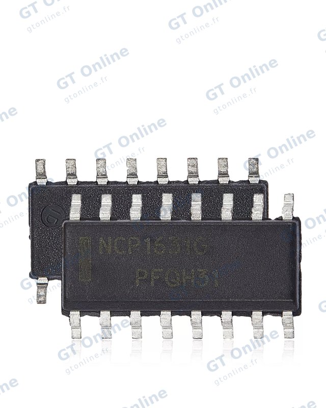 Circuit intégré de correction du facteur de puissance (SOIC-16) pour Sony PlayStation 4 (NCP1631G)