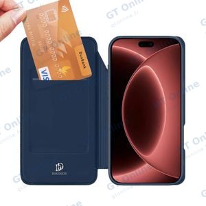 Housse de Protection Skin Pro Dux Ducis pour Apple iPhone 17 Pro/iPhone 18 Pro Bleu — vue 2