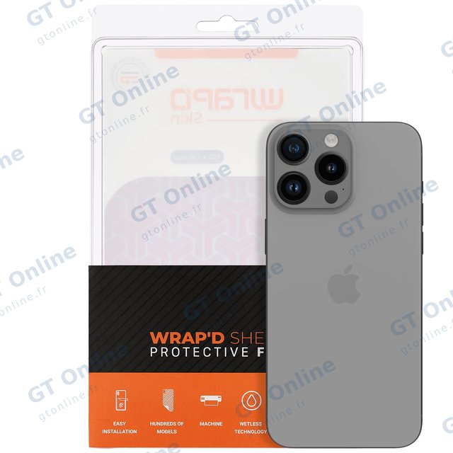 Coque pour Wrapd Back Skin - Skinny (Transparent Milky White, lot de 10)