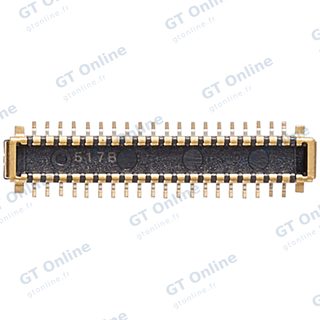 Pièce à microsouder pour Samsung Galaxy A04 (A045 / 2022) / A05 (A055 / 2023) / A14 5G (A146 / 2023) (40 Pin) — Carte mère Flex FPC Connector (On écran Flex)