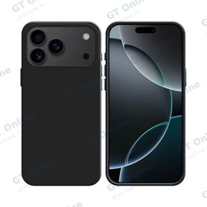Coque Silicone Compatible pour Apple iPhone 17 Pro Max (#18) Noir