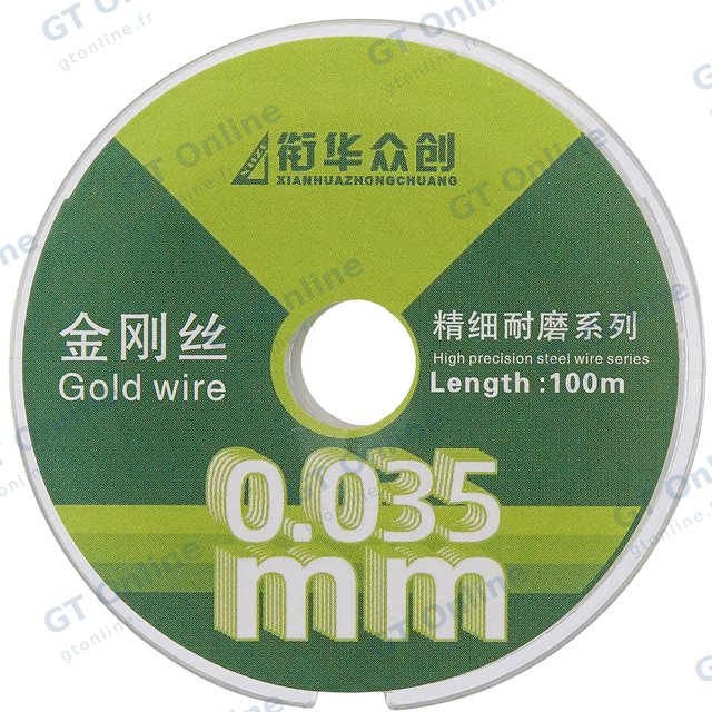 Fil spécial en alliage de tungstène très flexible XHZC — 0,035 mm