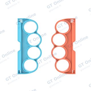 Grips de boxe pour Nintendo Switch 2 DOBE TNS-5156 (lot de 2) — orange/bleu