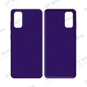 Coque Silicone Compatible pour Samsung Galaxy S20 G980/Galaxy S20 5G G981 (#7) Mauve — vue 2