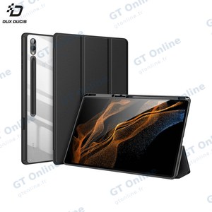 Housse de Protection Toby Dux Ducis pour Samsung Galaxy Tab S9 Ultra Wi-Fi X910/Galaxy Tab S9 Ultra 5G X916 Noir