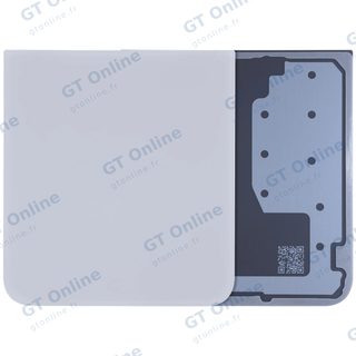 Vitre arrière pour Samsung Galaxy Z Flip 6 5G (pack service origine, blanc)