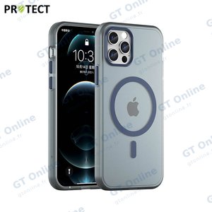 Coque de Protection MF-006 MagSafe PROTECT pour Apple iPhone 12/iPhone 12 Pro Bleu Marine