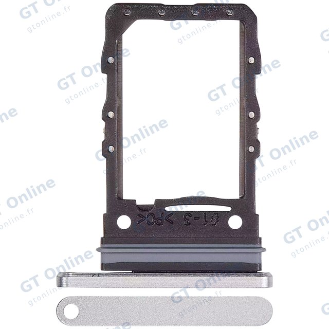 Tiroir SIM pour Samsung Galaxy Z Flip 6 (F741) (premium, blanc)