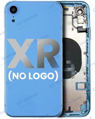 Châssis pour Apple iPhone XR (sans logo, compatible premium, bleu)
