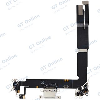 Dock de charge pour Apple iPhone 16 Plus (origine d'occasion, blanc)