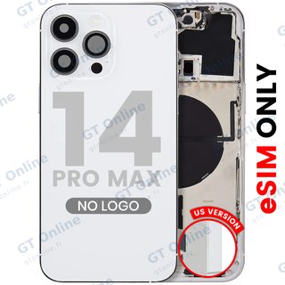 Châssis pour Apple iPhone 14 Pro Max (version US, compatible premium, argent)