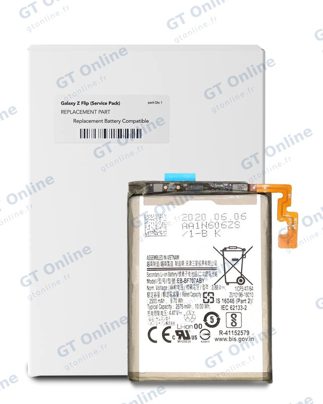 Batterie principale pour Samsung Galaxy Z Flip 4G / 5G (EB-BF707ABY) (pack service origine)