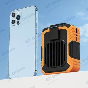 Mini Ventilateur Portable Batterie Externe IFMF-09 Clip de Ceinture Orange — vue 5