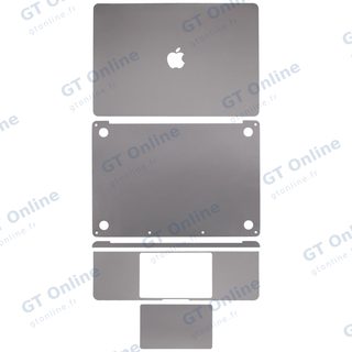 Coque pour MacBook Pro 13" A1989 / A2159 / A1706 / A2251 / A2289 / A2338 (2016-2020) (gris sidéral)