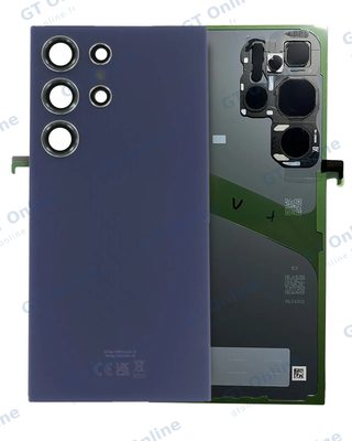 Vitre arrière pour Samsung Galaxy S24 Ultra (pack service origine, violet titane)