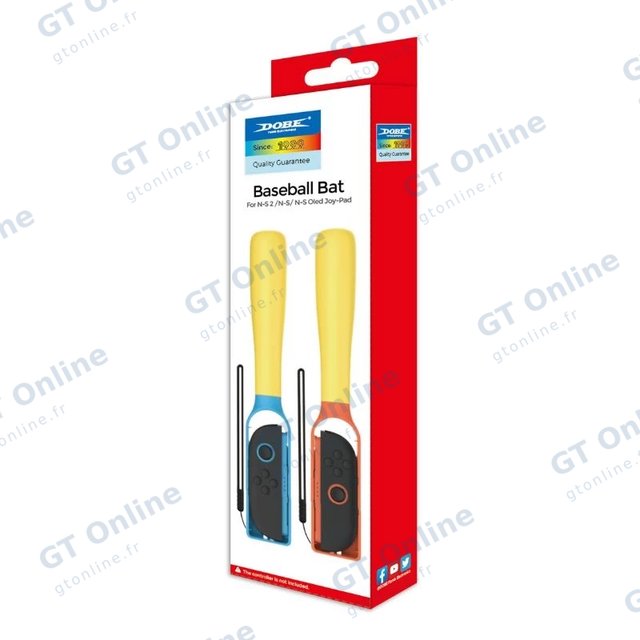 Batte de baseball pour Nintendo Switch 2 DOBE TNS-5102 — orange/bleu