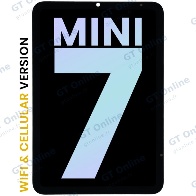 Écran LCD avec vitre tactile pour Apple iPad Mini 7 (2024) (WiFi et cellulaire, origine, toutes couleurs)