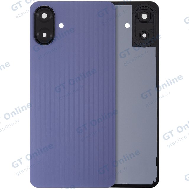 Vitre arrière pour Samsung Galaxy A07 4G (A075 / 2025) (sans logo, compatible premium, Light Violet)