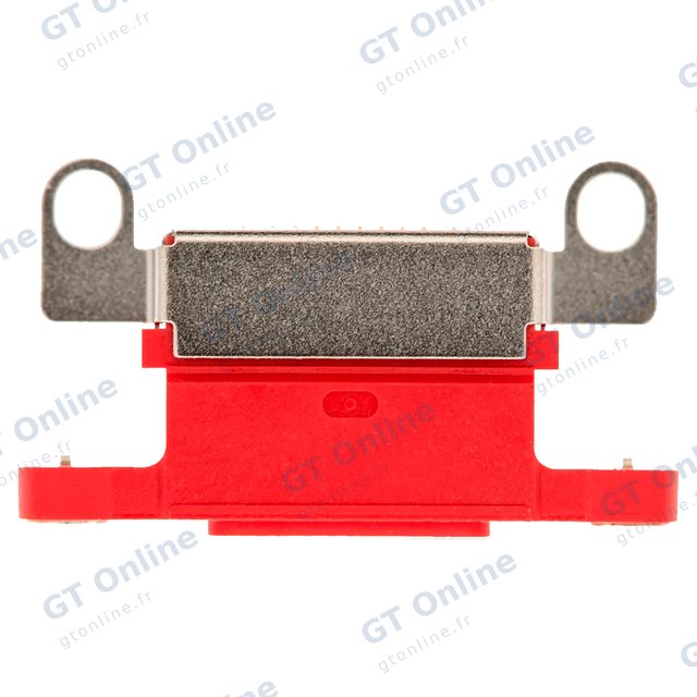 Connecteur de charge nu à souder pour Apple iPhone 12 Mini (rouge, lot de 10)