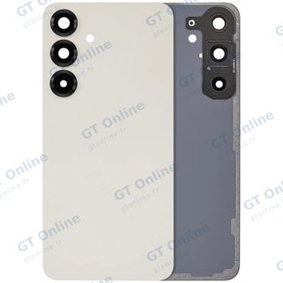 Vitre arrière pour Samsung Galaxy S25 Plus 5G (sans logo, compatible premium, Pink Gold)