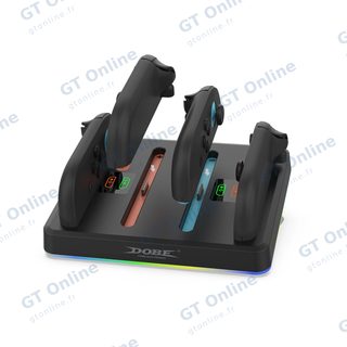 Station de charge pour 4 manettes Joy-Con Nintendo Switch 2 DOBE TNS-3160 — noir