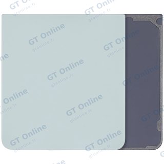 Vitre arrière pour Samsung Galaxy Z Flip 7 5G (sans logo, compatible premium, Mint)