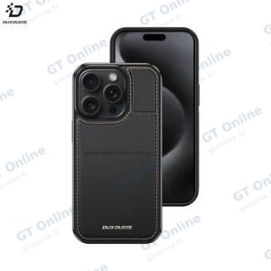 Coque de Protection Rafi Mag Dux Ducis pour Apple iPhone 15 Pro Max Noir