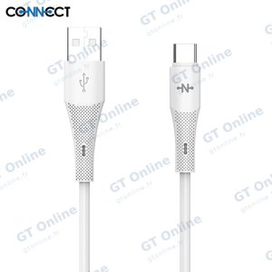 Câble Data USB vers USB-C CONNECT MC-CBC13 24W (1m) Blanc