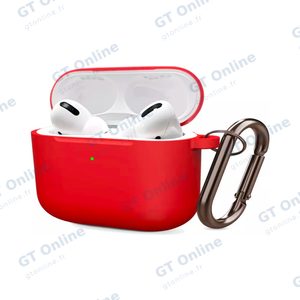 Protection Silicone pour Boitier AirPods Pro Rouge