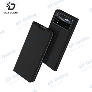 Housse de Protection Skin Pro Dux Ducis pour Xiaomi Poco X4 Pro 5G Noir