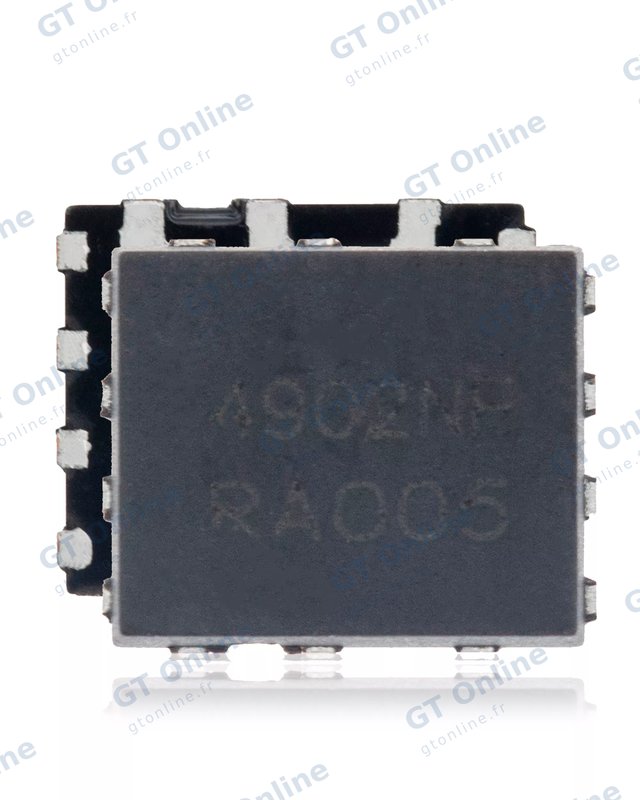 Transistor MOSFET PPBUS pour Apple MacBook Air 11" / 13" A1465 / A1466 (2013-2017) (NTMFD4902NFT1G: 30V: DFN-8 Pin)