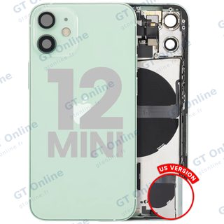Châssis pour Apple iPhone 12 Mini (version US, origine d'occasion — grade A, vert)