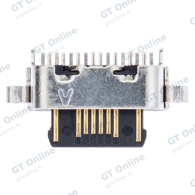 Connecteur de charge nu à souder pour Motorola Moto G50 (XT2137 / 2021) / One Fusion Plus (XT2067 / 2020) (soudure requise)