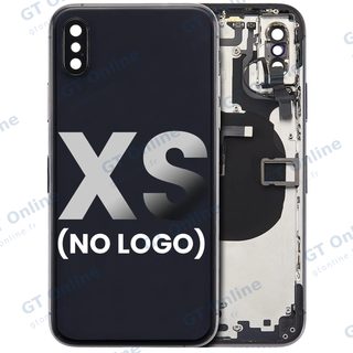 Châssis pour Apple iPhone XS (sans logo, compatible premium, gris sidéral)
